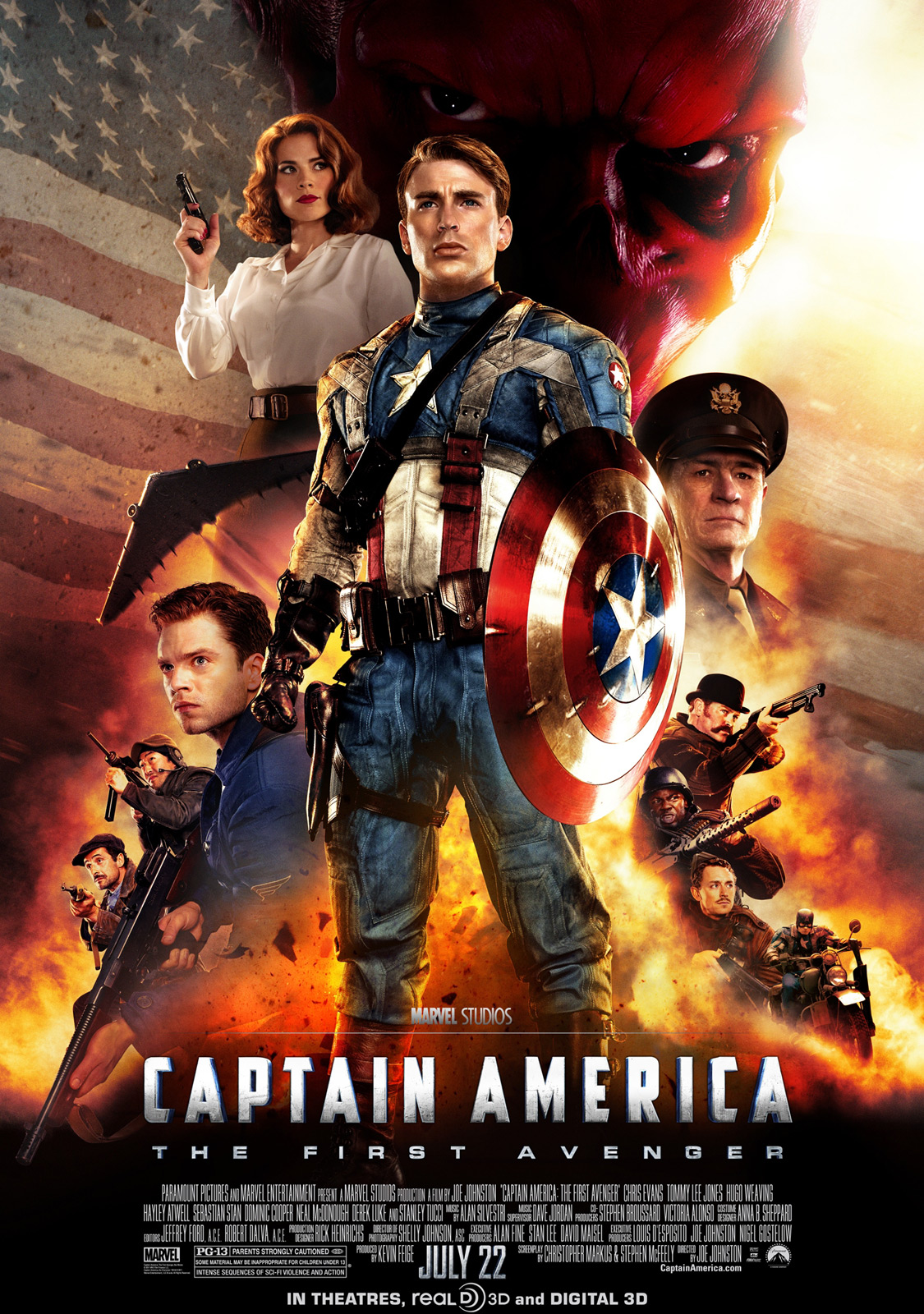 Kaptan Amerika Full HD Tek Parça 1080p izle